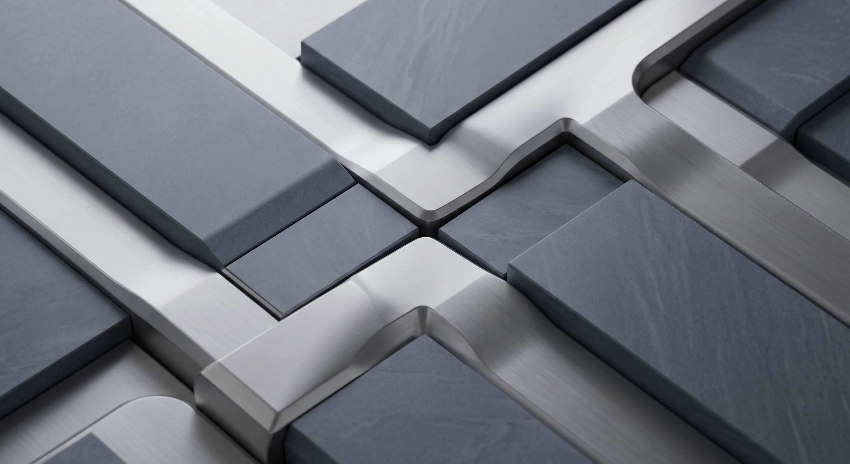 Abstract slate and platinum clinical texture